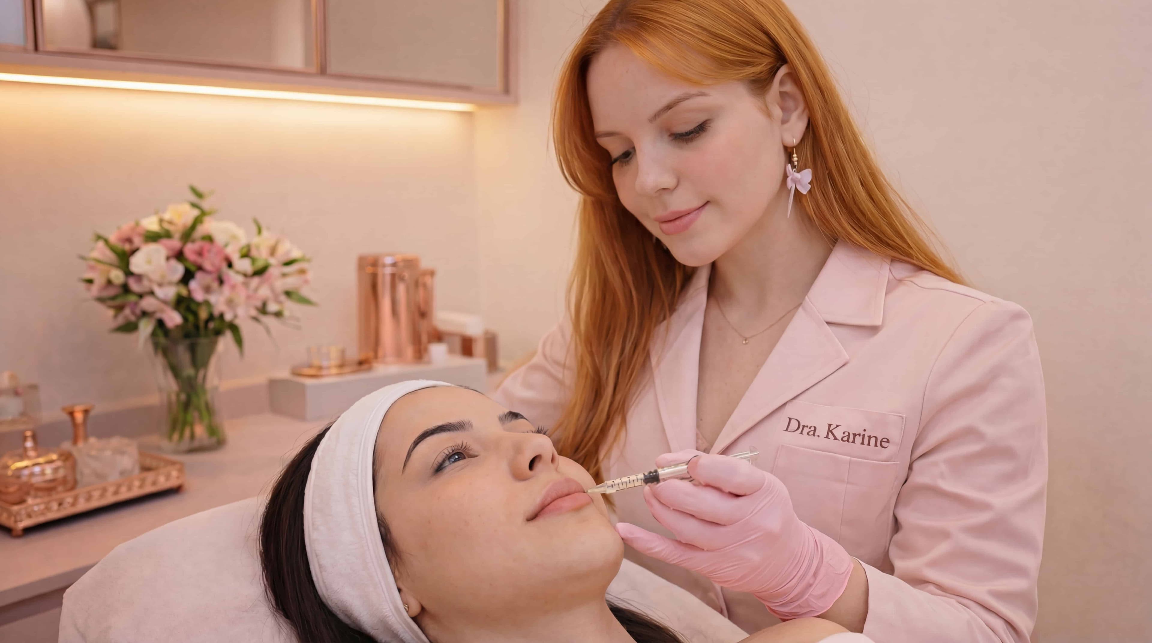 Preenchimento Labial - Dra Karine Fernanda Santo André