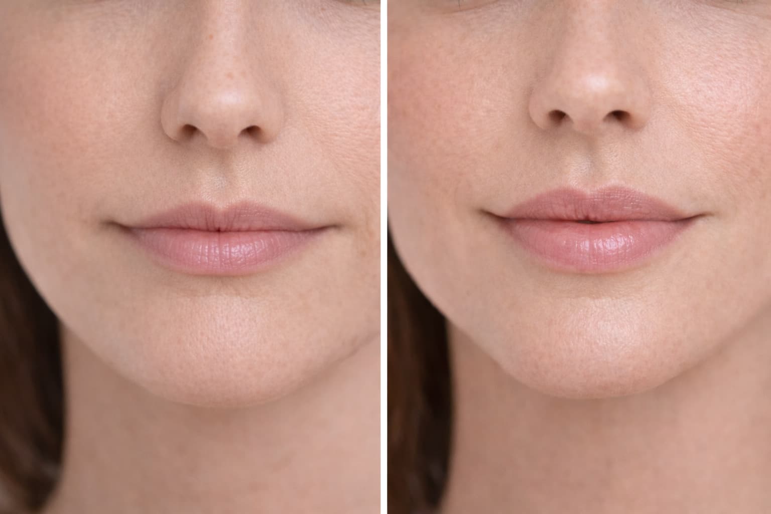 Resultado de preenchimento labial com ácido hialurônico volume e durabilidade