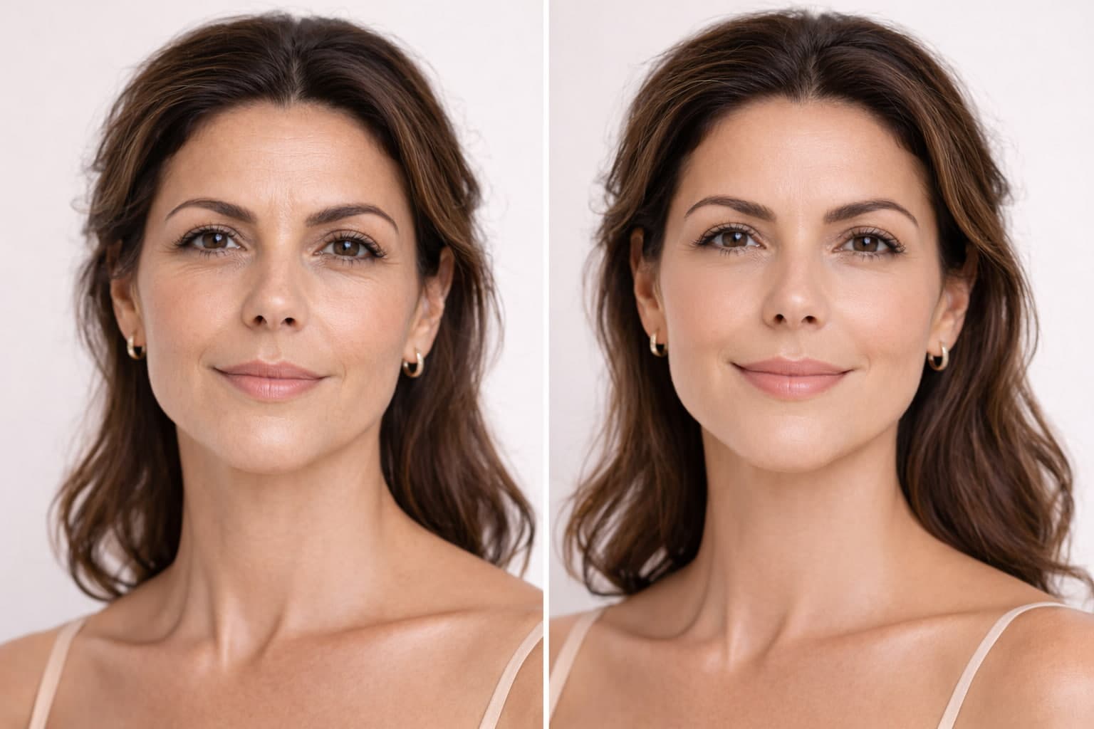 Resultado de bioestimulador Sculptra com ácido poli-lático para colágeno